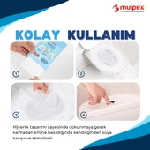 Mulpex Tek Kullanımlık Suda Çözünür Klozet Kapak Örtüsü - 2 x 10 lu Paket | Hijyenik ve Pratik Seyahat Aksesuarı - 9