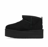 UGG Classic Ultra Mini Platform Black Womens thumbnail 3