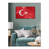 Kanvas Tablo Türk Bayrağı (Al Bayrak) - 1