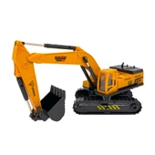 Oyuncak Vinç Ekskavatör Kepçe Metal Oyuncak Iş Makinası Sürtmeli Araçlar Erkek Oyuncak - 3