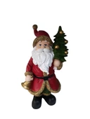 Noel Baba Çam Ağaçlı Kırmızı Yeşil Biblo, Figür, Christmas - 1