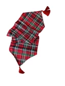 Ekose, Dama, Buffalo Desen Üçgen Püsküllü Ranır - Runner - 1