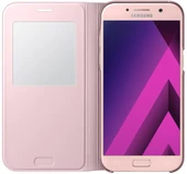 Samsung Galaxy A5 2017 S-View Kapaklı Kılıf, Rose Gold EF-CA520PPEGWW - 4