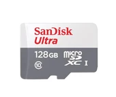 Sandisk 128GB Ultra Micro Sdhc Uhs-1 Class 10 100MB/S SDSQUNR-128G-GN6MN Hafıza Kart - 1