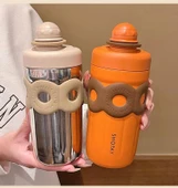 Shotay Donat Çelik Matara Çocuk 500Ml Çelik Bej - 4