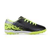 Genç Erkek Halı Saha Futbol Ayakkabısı - Siyah-Sarı, Cırtlı thumbnail 1