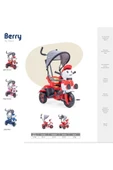BABY2GO 2284 Tenteli Berry 3 Teker Itmeli Bisiklet - Pembe thumbnail 4