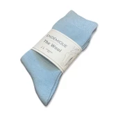 Endémique Studio The Wool Plain Baby Blue-Kadın Çorap - 1