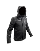 Forte Gt 1084 Babil Full Koruma 4 Mevsim Kışlık Softshell Motosiklet Montu M Beden Siyah - 2