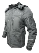 Forte Gt 1084 Babil Full Koruma 4 Mevsim Kışlık Softshell Motosiklet Montu S Beden Siyah - 2