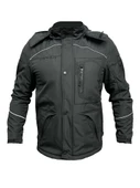 Forte Gt 1084 Babil Full Koruma 4 Mevsim Kışlık Softshell Motosiklet Montu S Beden Siyah - 1