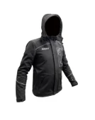 Forte Gt 1084 Babil Full Koruma 4 Mevsim Kışlık Softshell Motosiklet Montu S Beden Siyah - 6