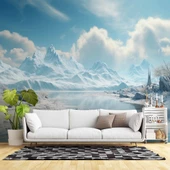 Kutuplar Dağ Manzaralı Duvar Kağıdı thumbnail 1