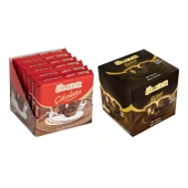 Ülker Sütlü ve Bitter %60 Kare Çikolata 60 gr 6 lı x 2 li Set - 1
