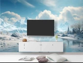 Kutuplar Dağ Manzaralı Duvar Kağıdı thumbnail 3