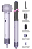 Sinbo Pro Airwrap Compact Uzun Multi-styler Hava Üfleme 5in1 Saç Şekillendirici Bldc Motor Shd-1719 -Mor - 1