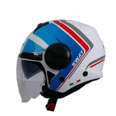 SWAY SW 737 OPEN FACE DOUBLE WHITE BLUE Medium - 1