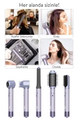 Sinbo Pro Airwrap Compact Uzun Multi-styler Hava Üfleme 5in1 Saç Şekillendirici Bldc Motor Shd-1719 -Mor - 5