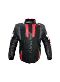 Forte Gt 2001077 Simurg Deri Full Koruma Mevsimlik Motosiklet Montu XL Beden Siyah - 2