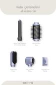 Sinbo Pro Airwrap Compact Uzun Multi-styler Hava Üfleme 5in1 Saç Şekillendirici Bldc Motor Shd-1719 -Mor - 3