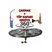 38 Cm Döner Başlıklı Portatif Künefe - Kadayıf Pişirme Ocağı - 1