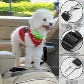 Kedi Köpek Araç İçi Ayarlanabilir Emniyet Kemeri - 5