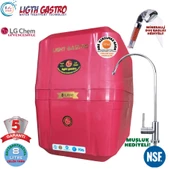 LİGHT GASTRO KIRMIZI 8 LİTRE 7 FİLTRE 14 AŞAMA SU ARITMA CİHAZI thumbnail 1