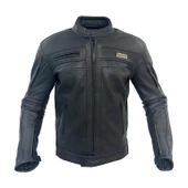 Forte Gt 2002000 Anatolia Deri Full Koruma Mevsimlik Motosiklet Montu M Beden Siyah - 1