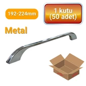 50 Adet Ezgi Krom Metal Mobilya Kulpu 192mm - 224mm - 1