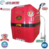 LİGHT GASTRO KIRMIZI SİYAH 8 LİTRE 7 FİLTRE 14 AŞAMA SU ARITMA CİHAZI thumbnail 1
