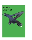 Cf Moto Nk 250 ,250 Sr Ön Sol Braket Basamak Dahil Euro 5 Uygun Vites Tarafı _Arasmoto thumbnail 1