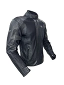 Forte Gt 2002003 Black Panther Hakiki Deri Full Koruma Mevsimlik Motosiklet Montu L Beden Siyah - 1