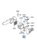 Kia Cerato 2002-09 Kalorifer rezistansı Mobis,367102A300 - 1
