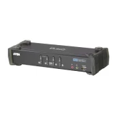 ATEN-CS1764A 4 port'lu USB 2.0 Dvi KVMP™ Switch + 2 portlu USB (2.0) Hub, Masaüstü Tip, KVM bağlantı kablosu ürün beraberinde gelmektedir - 1