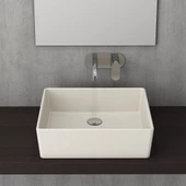 Bocchi Milano Çanak Lavabo 50 cm Bisküvi 1215-014-0125 - 1