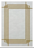 Seyran Mısra Koleksiyonu Modern Desenli Halı 5003 Gold - 1