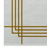 Seyran Mısra Koleksiyonu Modern Desenli Halı 5003 Gold - 2