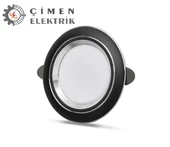 NOAS YL38 0530 Siyah Kasa Led Spot 5W 3 Renkli - 1