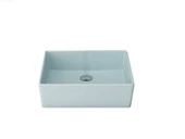 BOCCHİ 1215-029-0125 Bocchi Milano Çanak Lavabo 50 cm Mat Buz Mavi - 1
