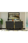 DEMONTE DECOR ARNODD (KB150) KONSOL ANTRASİT-ALTIN - 1