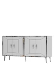 DEMONTE DECOR ARNODD (KB150) KONSOL BEYAZ-GÜMÜŞ - 6