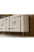DEMONTE DECOR LİNEDD (KB150) KONSOL BEYAZ-GÜMÜŞ - 4