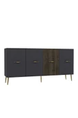 DEMONTE DECOR NORMDD (KB150) KONSOL ANTRASİT-CEVİZ - 4