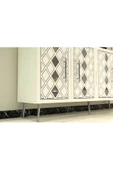 DEMONTE DECOR DOMEDD (KB150) KONSOL BEYAZ-GÜMÜŞ - 3