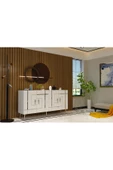 DEMONTE DECOR LİNEDD (KB150) KONSOL BEYAZ-GÜMÜŞ - 3