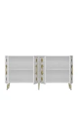 DEMONTE DECOR DOMEDD (KB150) KONSOL BEYAZ-ALTIN - 7