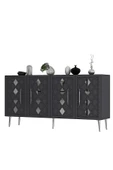 DEMONTE DECOR DOMEDH (KB150) KONSOL ANTRASİT GÜMÜŞ - 4