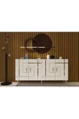 DEMONTE DECOR LİNEDD (KB150) KONSOL BEYAZ-GÜMÜŞ - 1