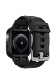 Spigen Apple Watch Serisi (40MM / 41MM) Kılıf, Rugged Armor Pro Black - Acs00546 - 2