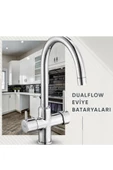 Eca Dual Flow Arıtmalı Eviye Mutfak Bataryası 102118137 - 4